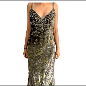Badgley Mischka Velvet Dress